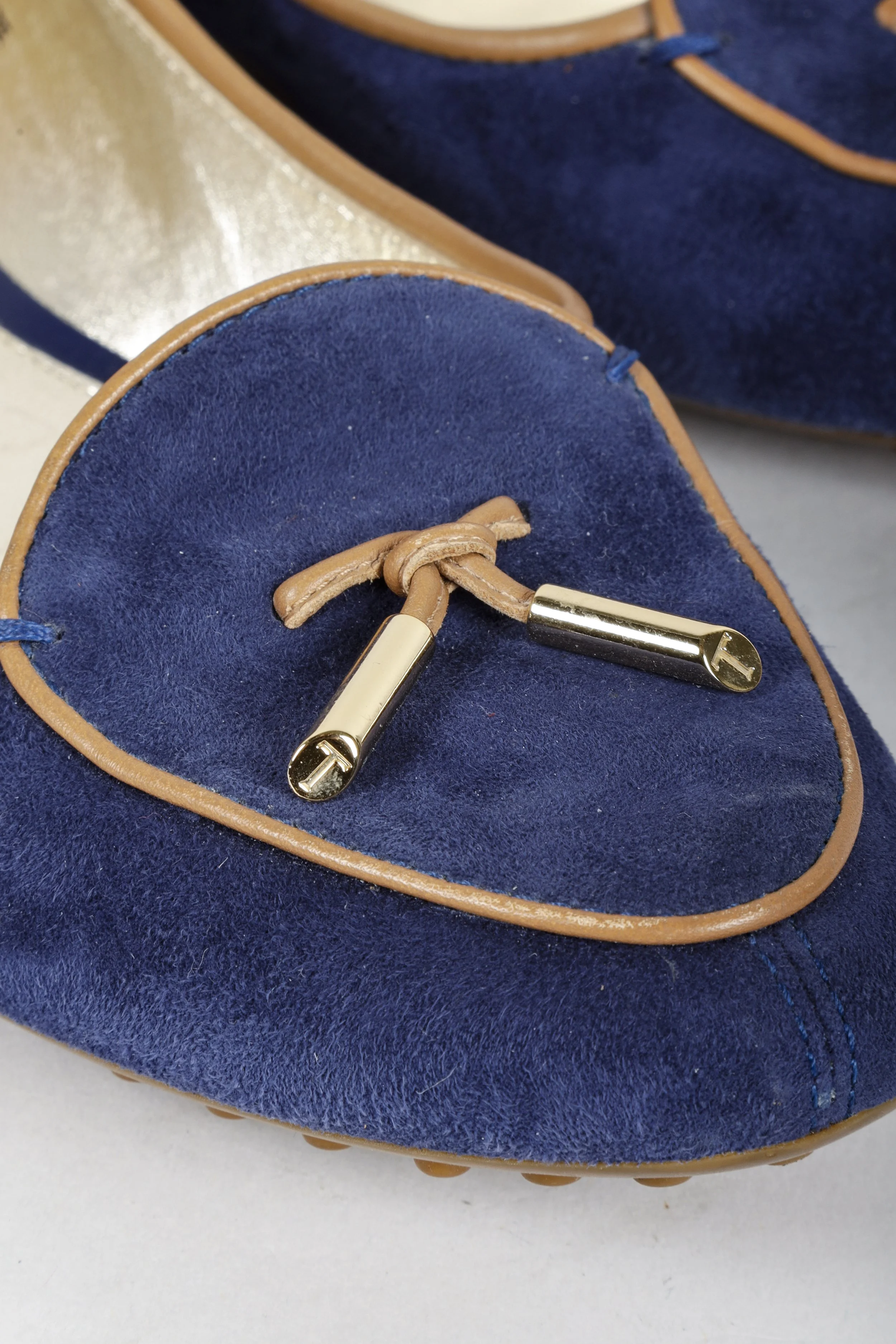 Navy 2025 suede flats